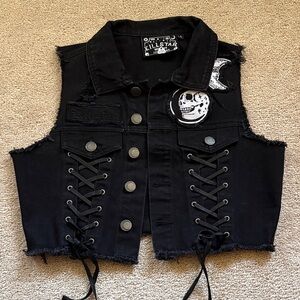 Killstar | Phased Out Denim Vest